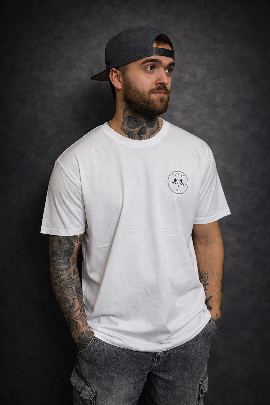 Ram Logo Tee - White